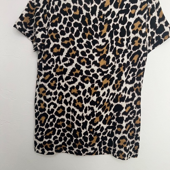 J. Crew women's Vintage Cotton tee, Leopard print, size Small - Picture 9 of 10